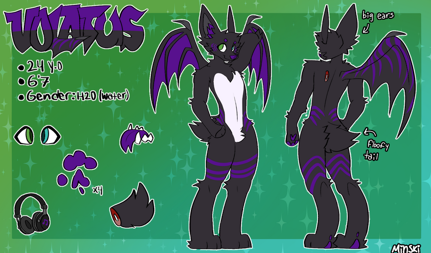 Two Fullbody view RefSheet